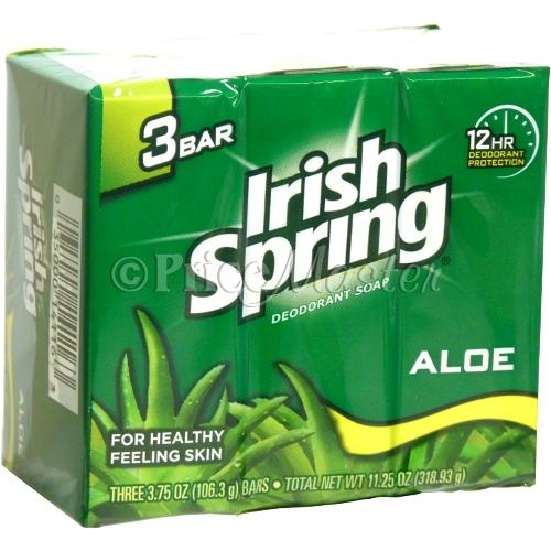 Irish Spring 3Pk Aloe Soap 3.75Oz image