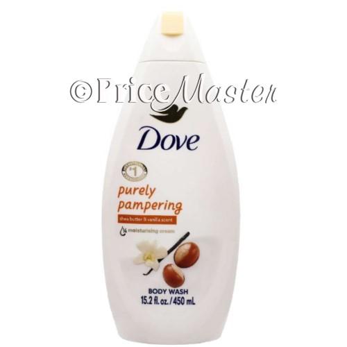 Dove Body Wash 450Ml Pampering Shea Butter Vanilla image