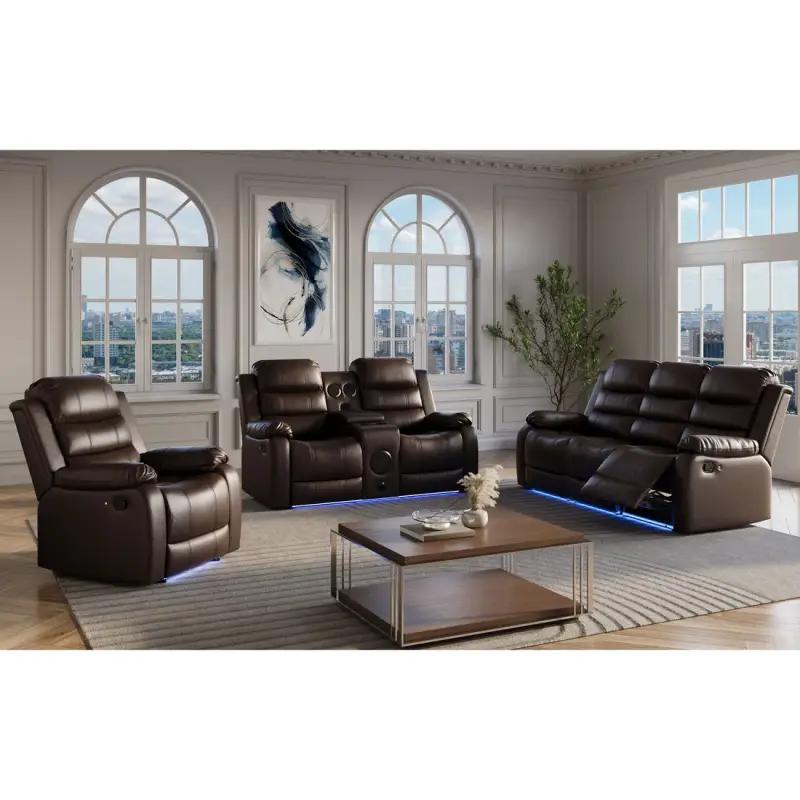 Marisol (Brown) Recliner Set