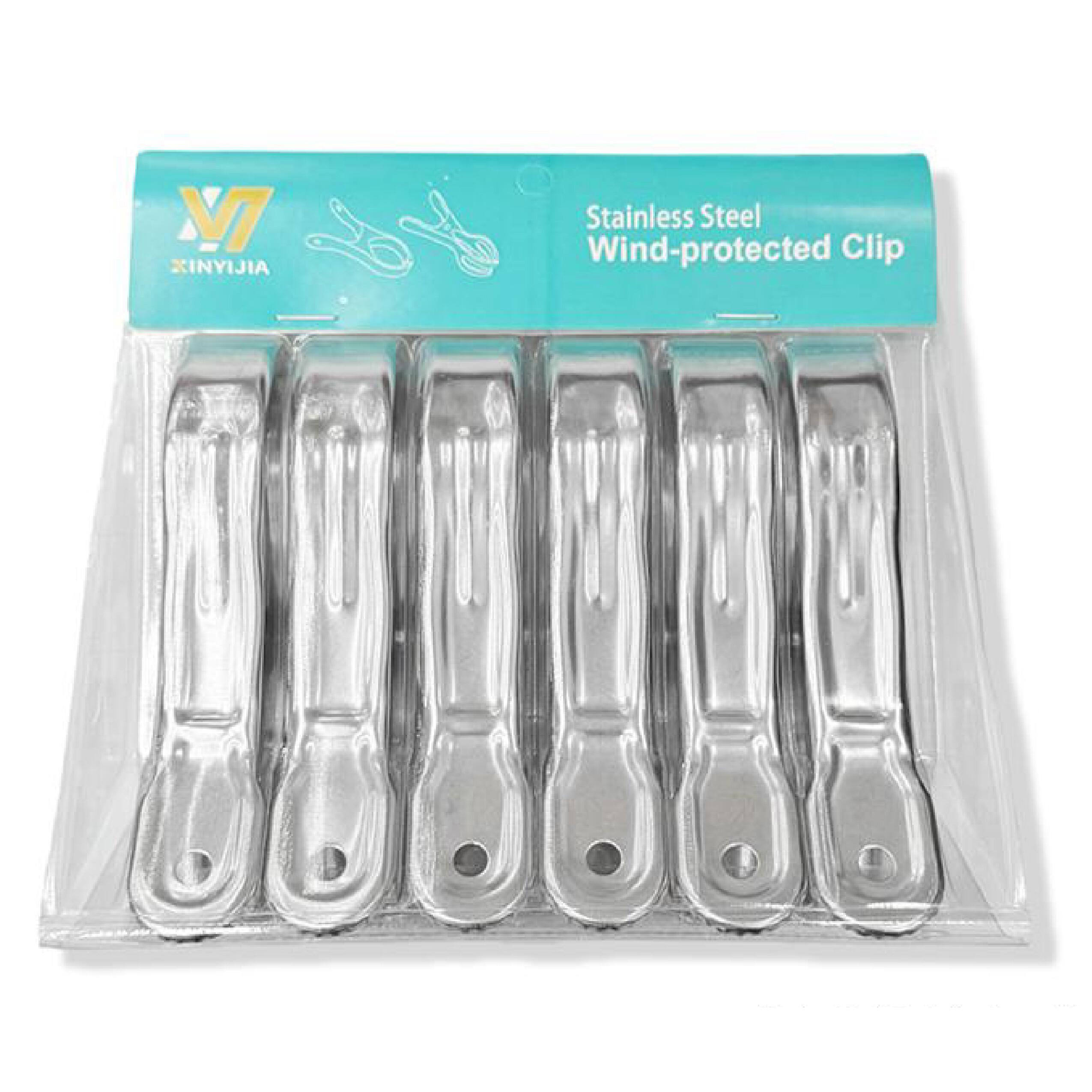 S.S Clip 6 Pcs Stainless Steel Clip image