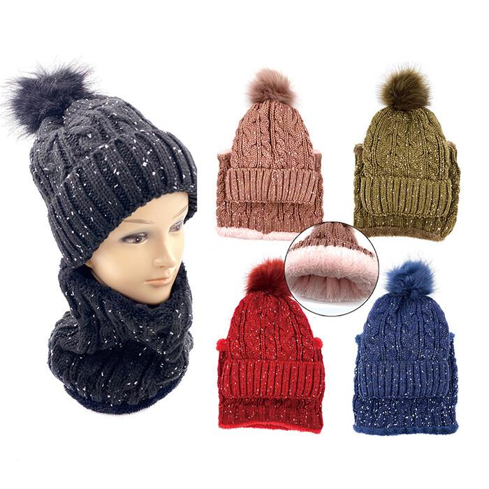 Lady Winter Hat With Neck Warmer / Neck Warmer image