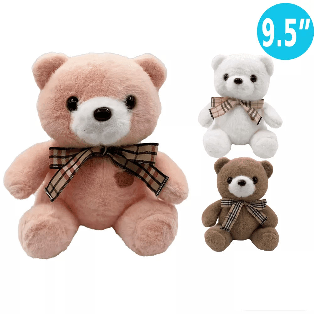9.5 Inch TEDDY BEAR PLUSH 6/BX image