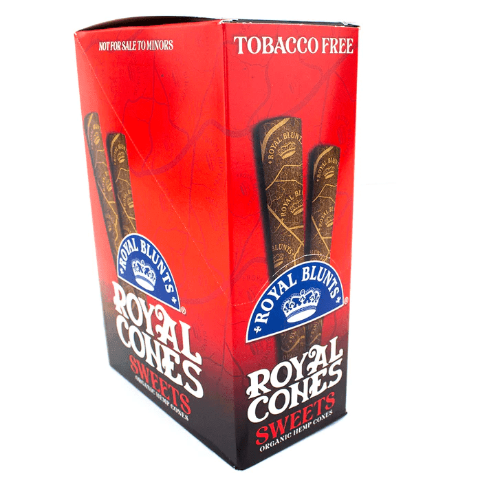 Royal Blunts Hemp Cones Sweets 2pk 10/bx image