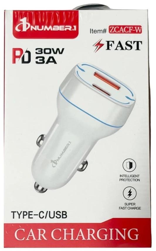 Fast Dual Car Charger 30W 12/bx image