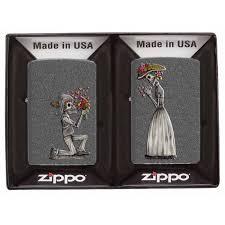 Zippo Day Of Dead Skull Set
