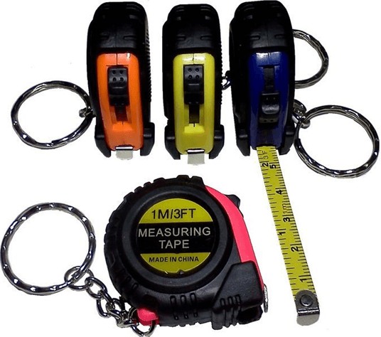 Tape Measure Keychain 12/bx image