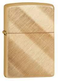 Zippo Diagonal Weave Gold