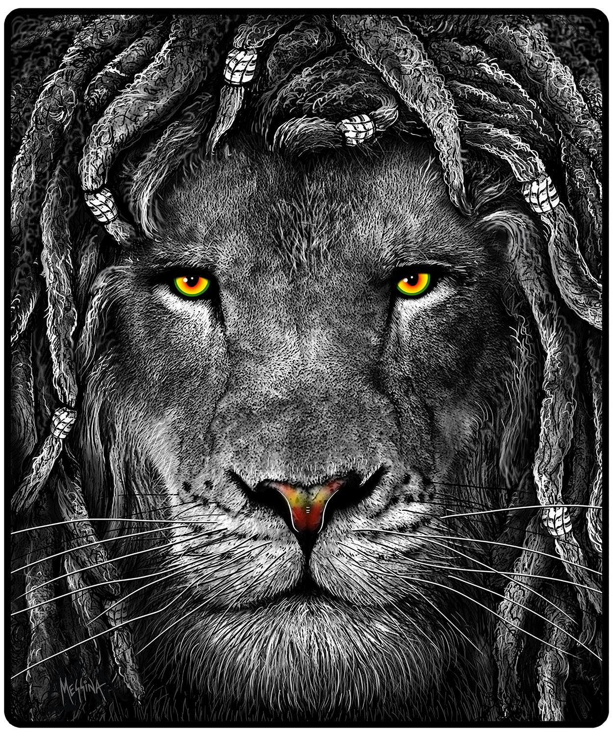 420 Lion Eyes Throw