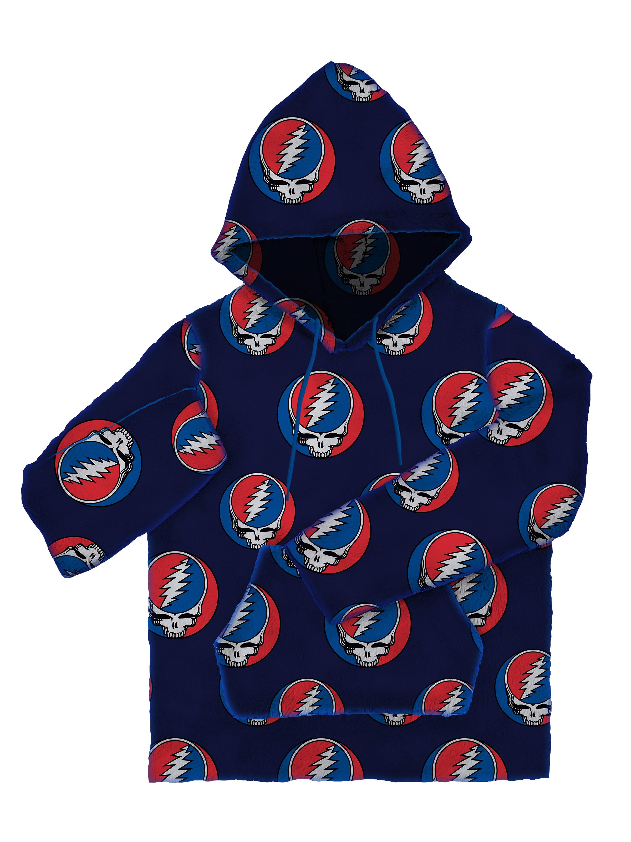Flannel Fleece GD Steal Your Face Navy