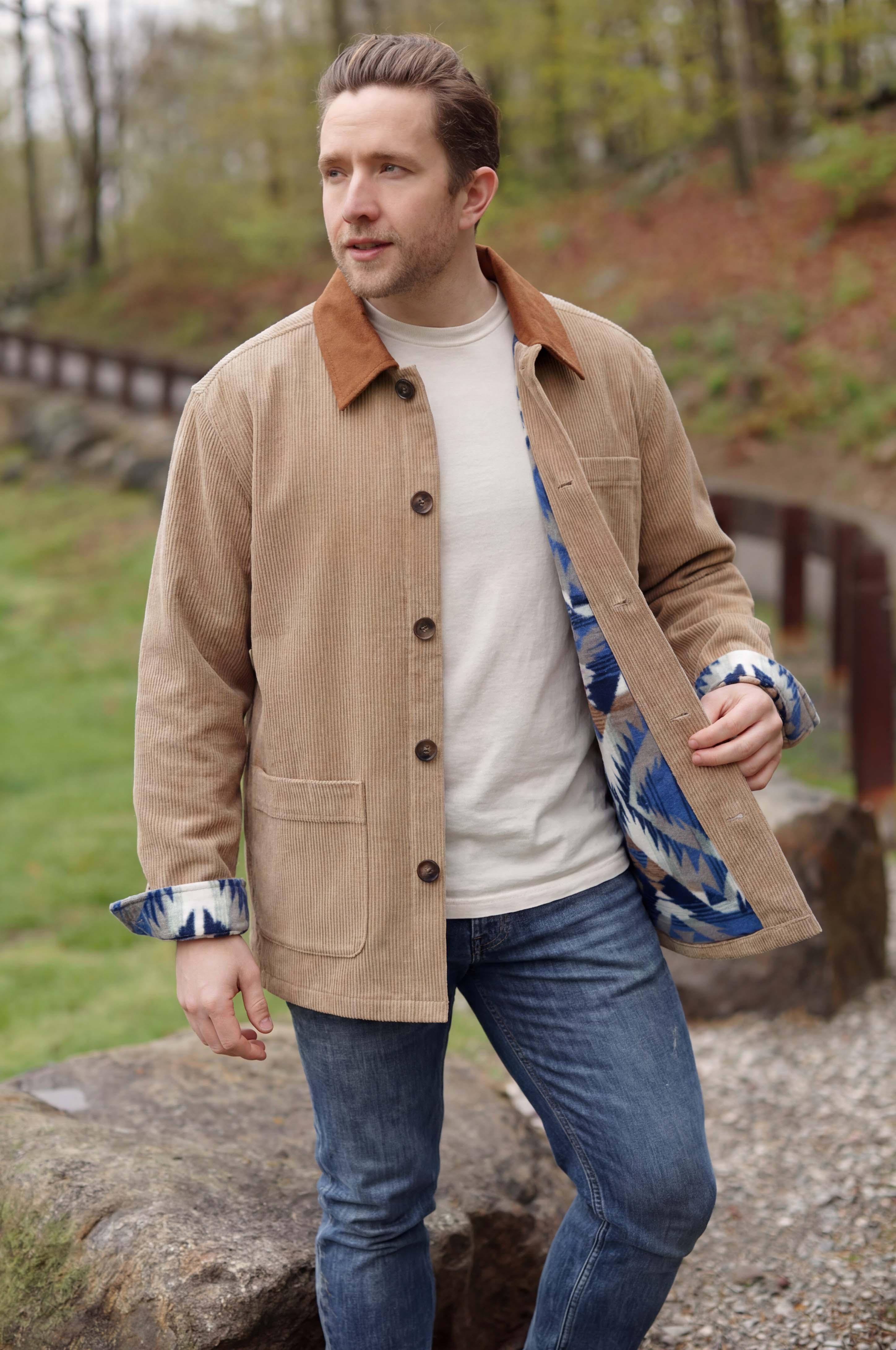 Corduroy Barn Jacket - Sand Storm image
