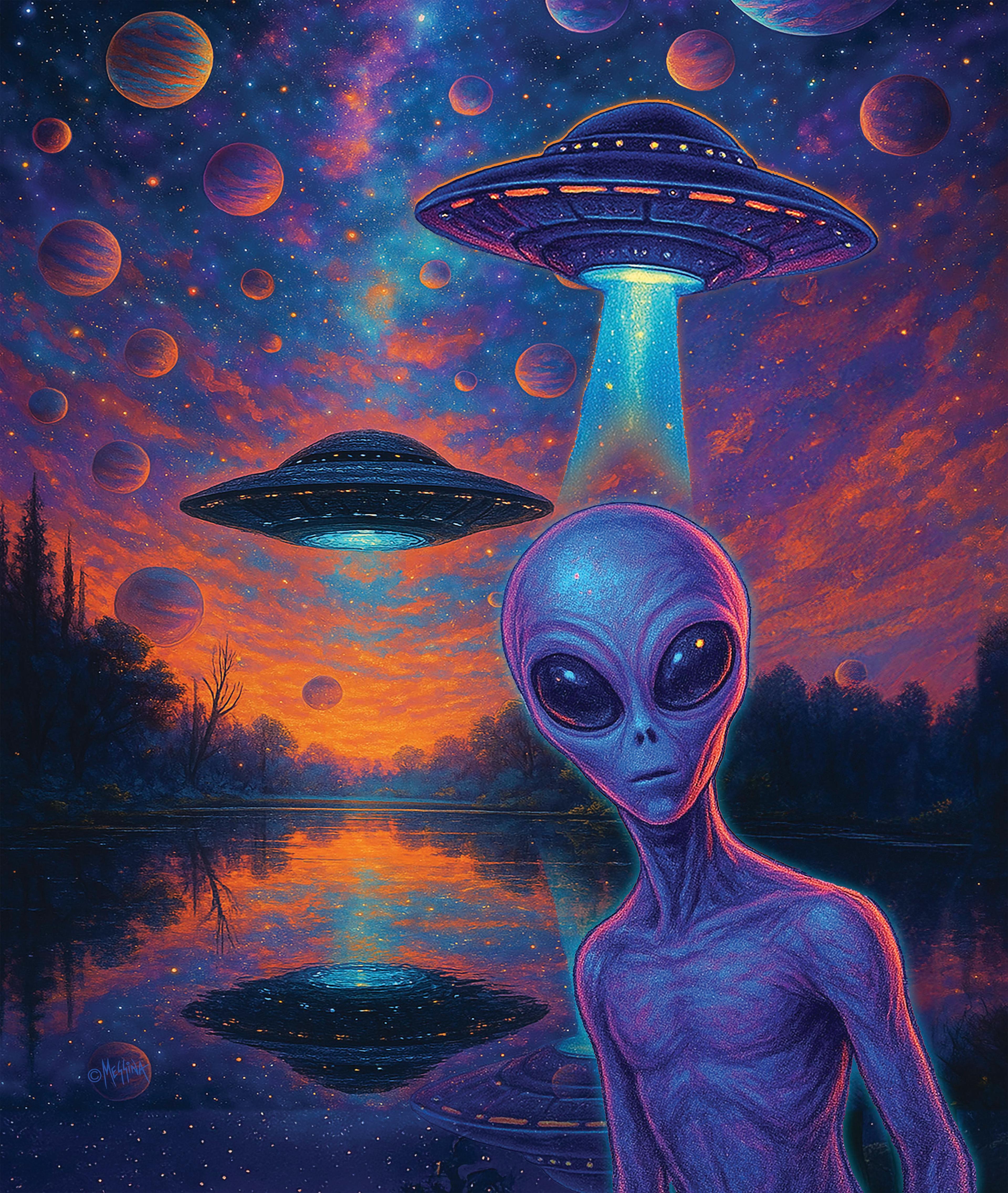 ALIEN LIFE THROW image