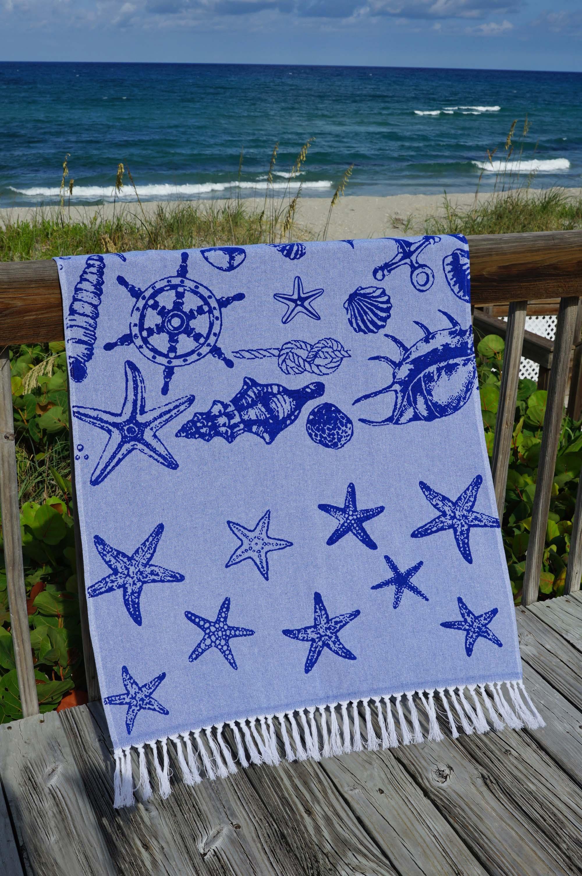 NAUTICA FRINGED TOWEL image