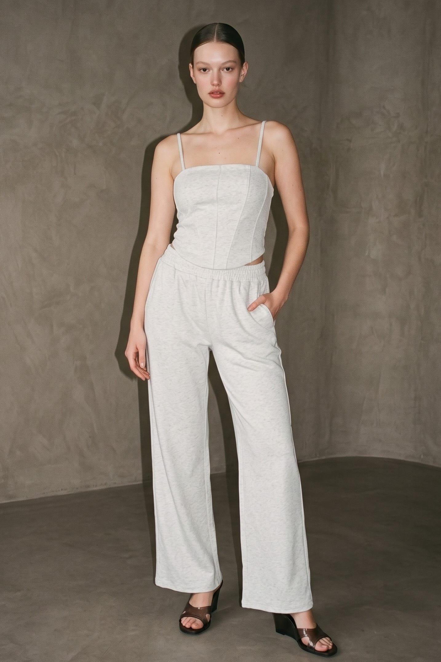 Designed With Structured Princess Seams That Mimic A Corset Silhouette, The Crop (Rib) image