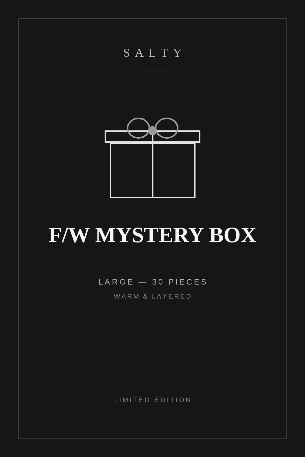The F/W Mystery Box — Small Warm Up Your Floor With A Bold Mix Of Our Fall/Winte (SALTY) image