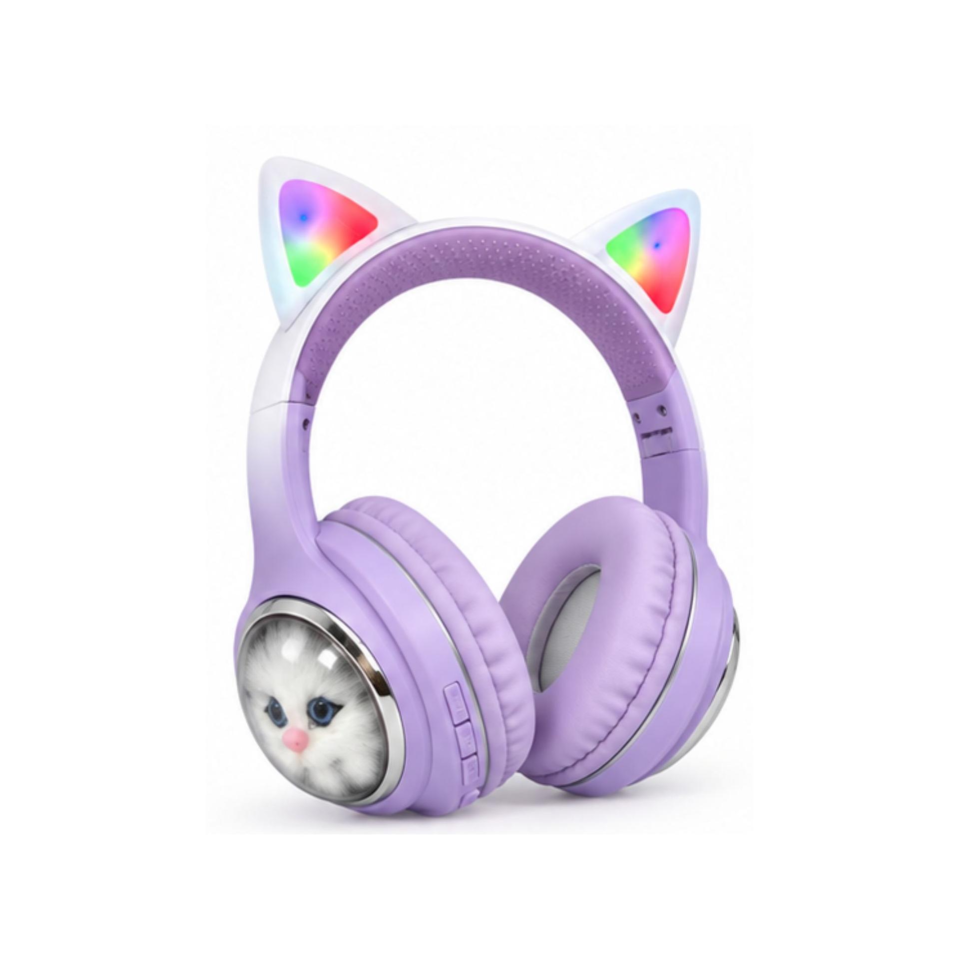 HD-11-PP-CHILDREN WIRELESS HEADPHONES - Purple image