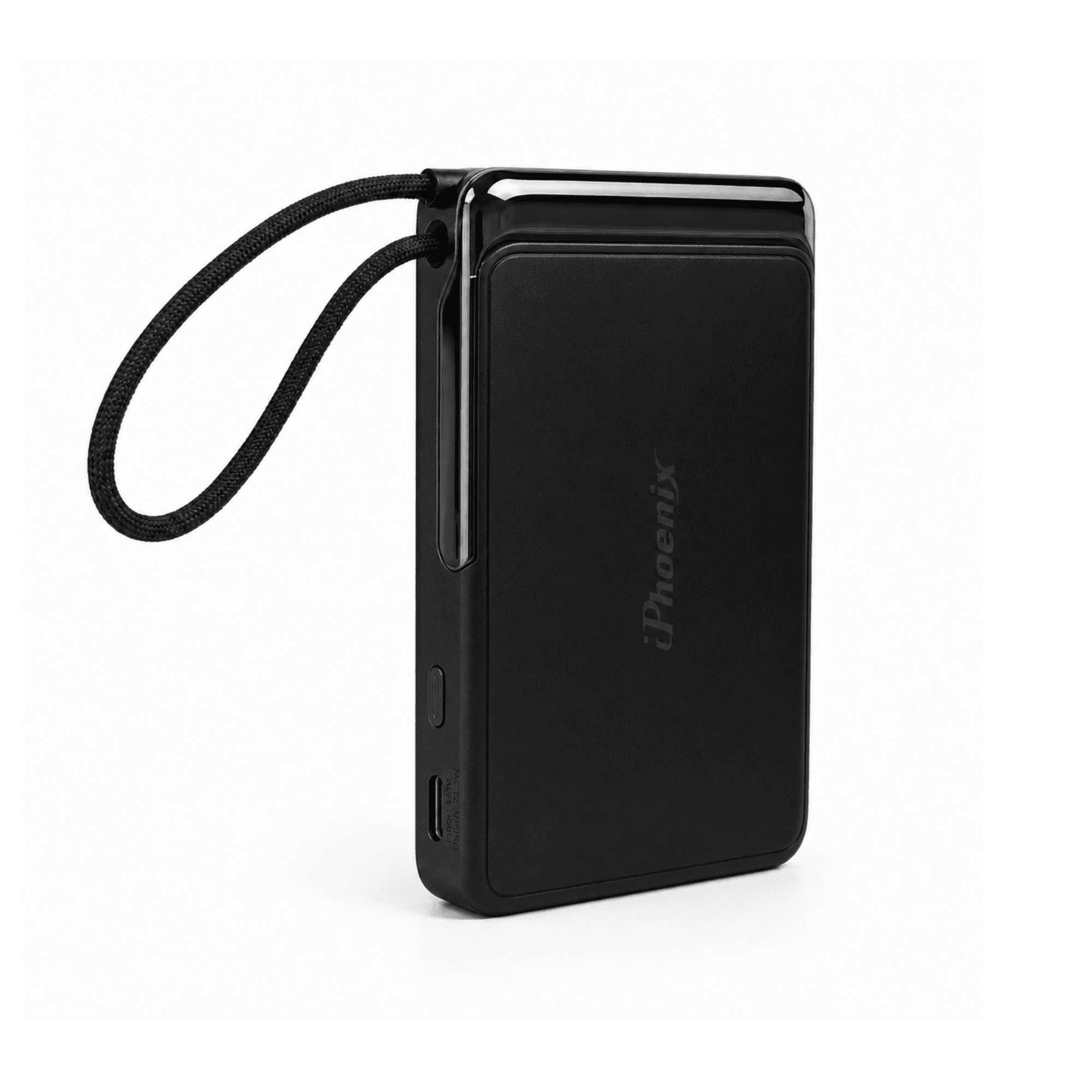 WIRELESS PORTABLE POWEBANK, MAGNETIC STAND IP-12 BLACK