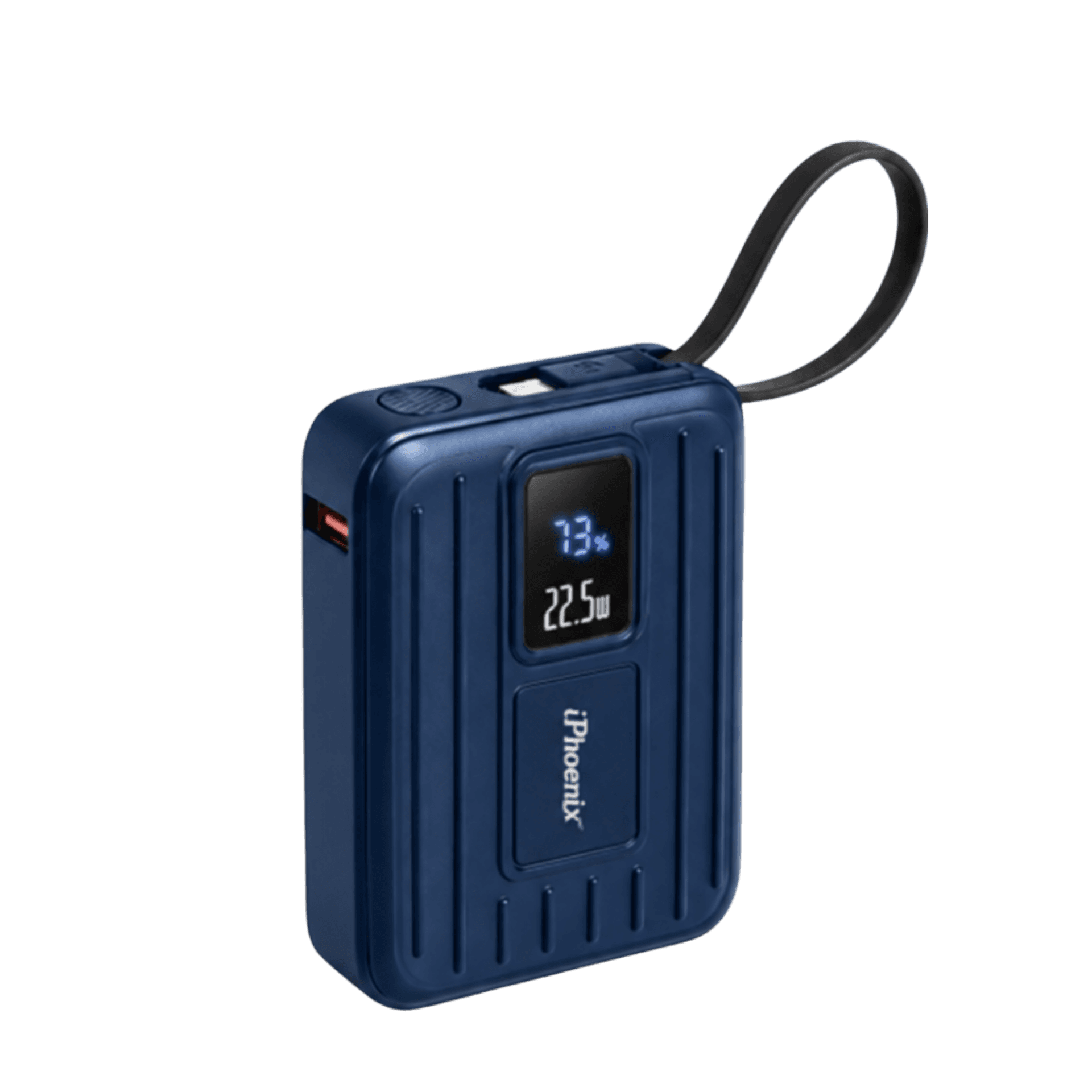 PORTABLE WIRELESS POWER BANK 10000MAH , IP-17-BLUE image