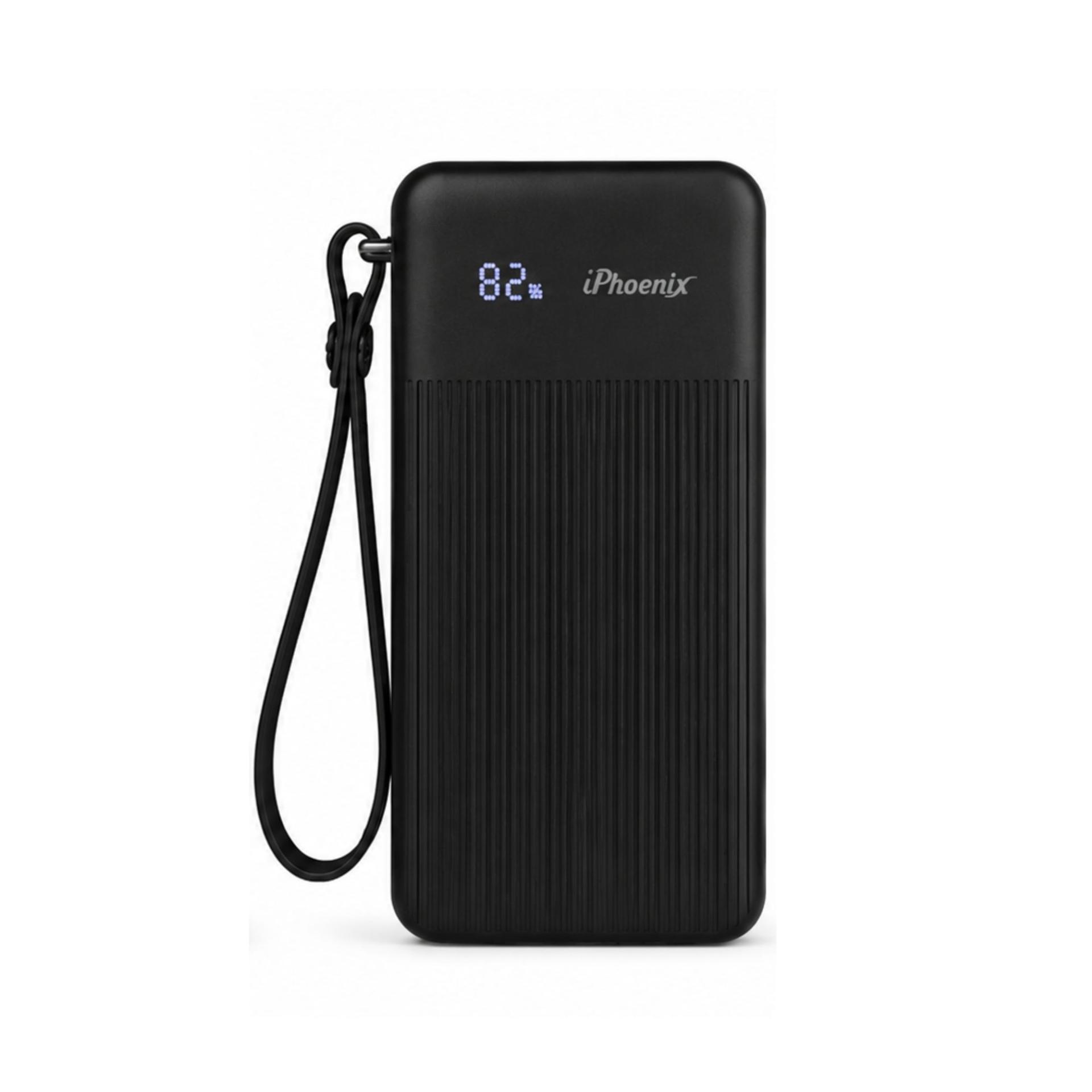 10,000MAH Powerbank and Flashlight, IP-200-PB-BLK image