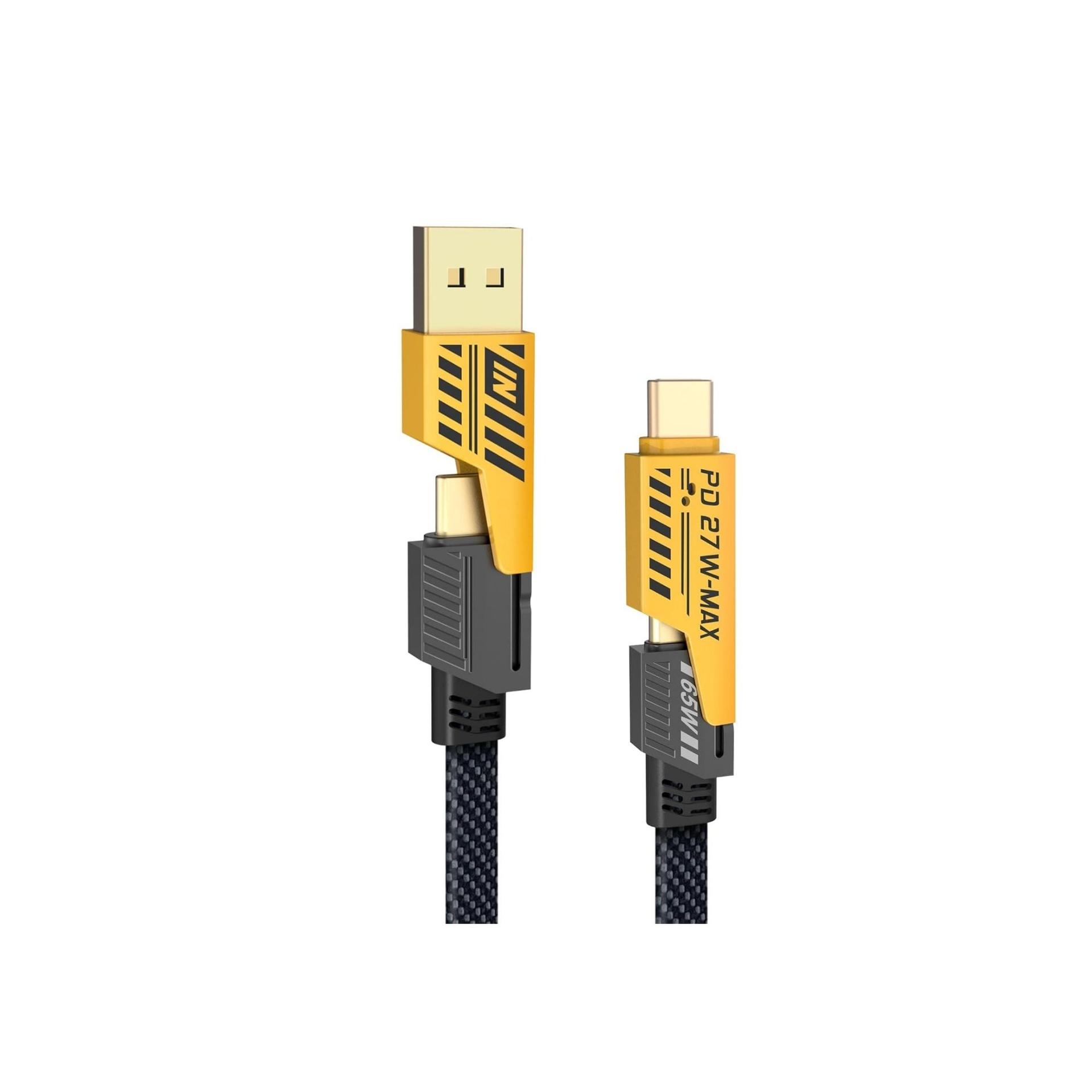 U150-TORIMA multi-connector nylon charging and data cable image