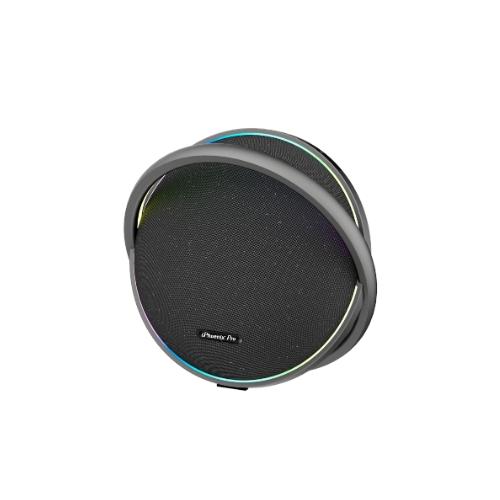 IX-122 9 Hrs/100W Bluetooth Wireless Round Speaker - Black