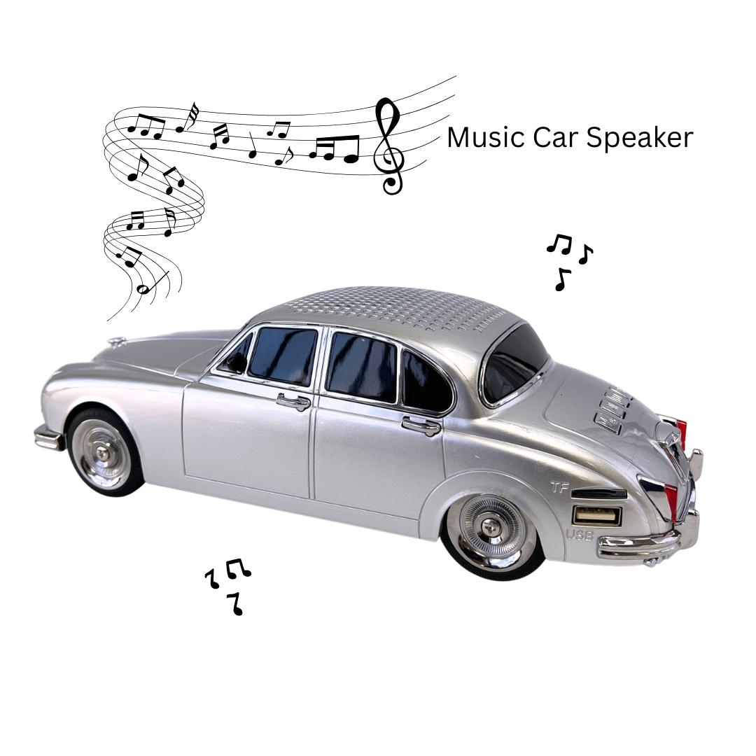 WS-596 MUSIC CLASSIC CAR SPEAKER - SILVER image