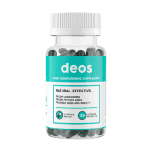 DEOS Internal Deodorant Supplement - Full Body Deodorizer for Gut Health 30 Capsules image