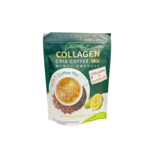 FIT GUM 20X Collagen Chia Coffee - 11 in 1 Coffee Mix (10 Sachets x 12g)