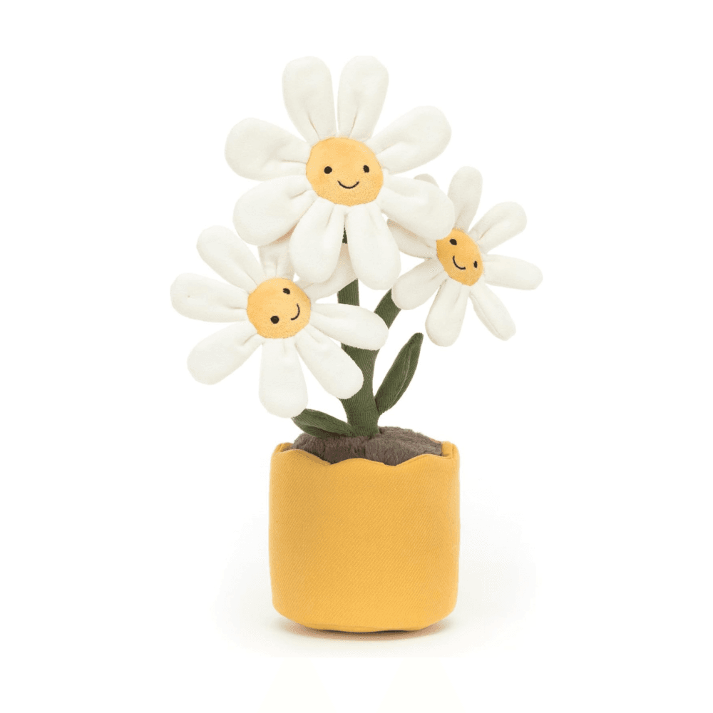 Jellycat Amuseables Daisy Pot Stuffed Toy, 13.5 inches image