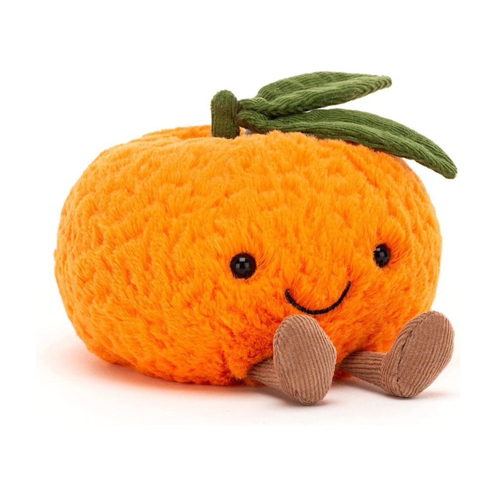 Jellycat Amuseables Clementine Stuffed Toy, Small 5 inches - Fruit Plush - Fun Gift Idea image