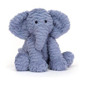 Jellycat Fuddlewuddle Elephant Stuffed Animal, Medium 9 inches image