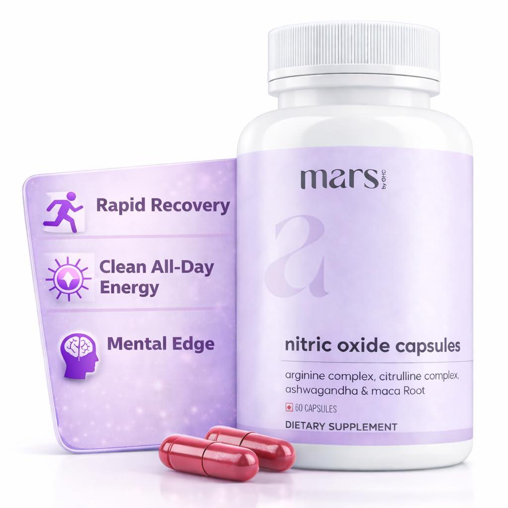 mars by GHC Nitric Oxide Capsules + Surge Max Capsules image