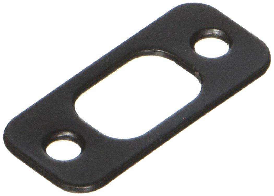 Kwikset 85063-514 1 Inch X 2-1/4 Inch Radius Corner Deadbolt Strike Iron Black Finish image