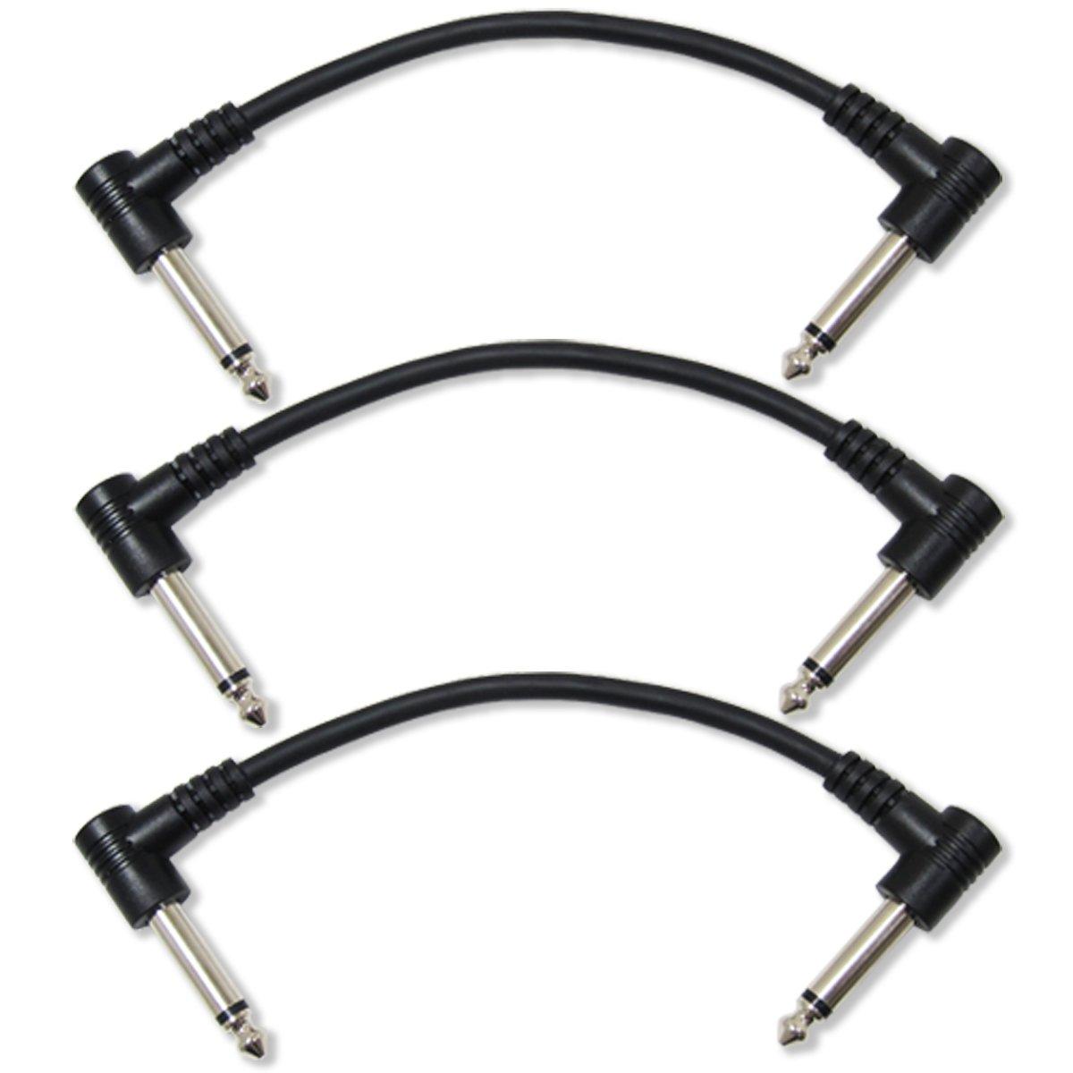 GLS Audio 6 Inch Patch Cable Cords (0.5 Feet), 6 Inch, 0.5 Feet image