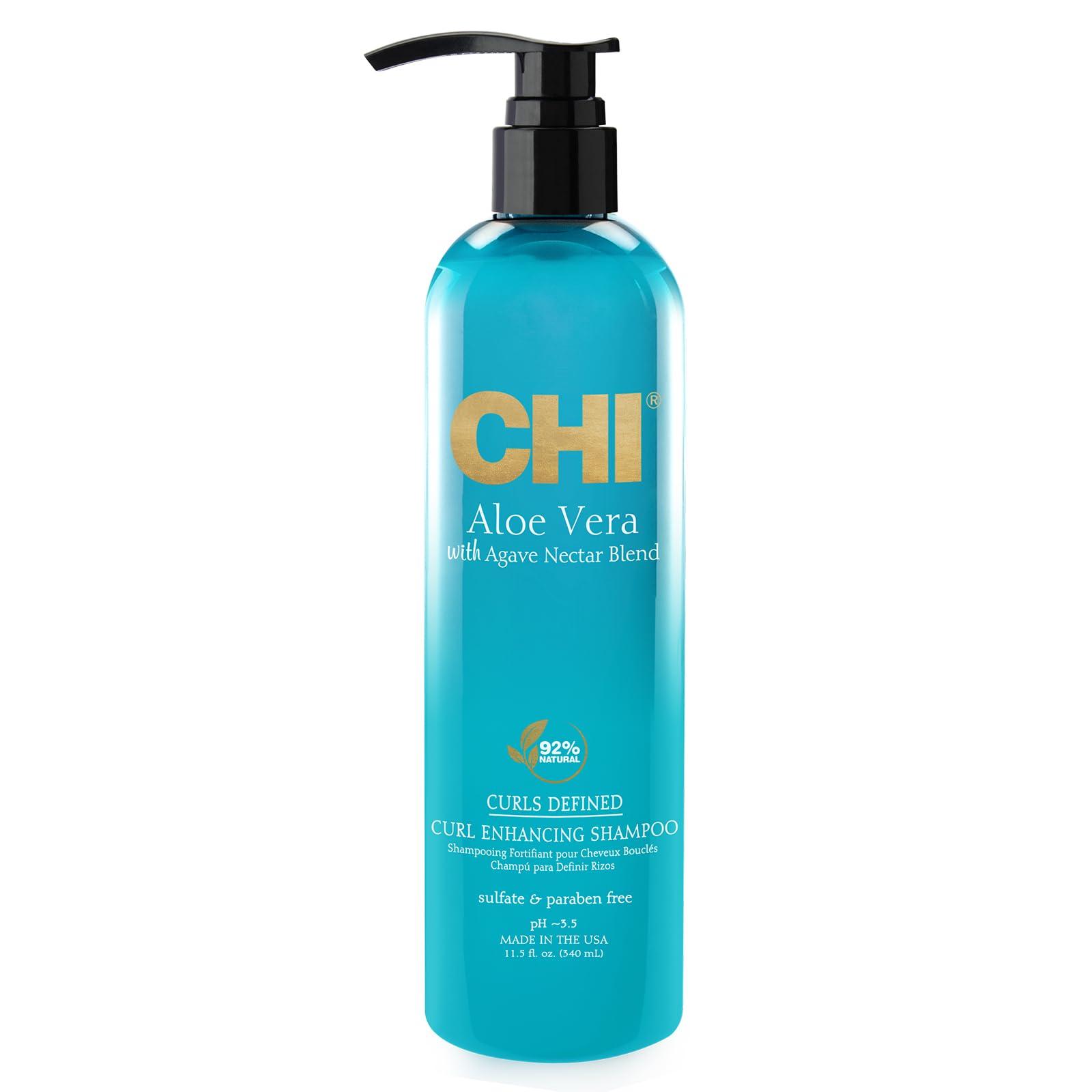 CHI Aloe Vera Curl Enhancing Shampoo, 11.5 oz image