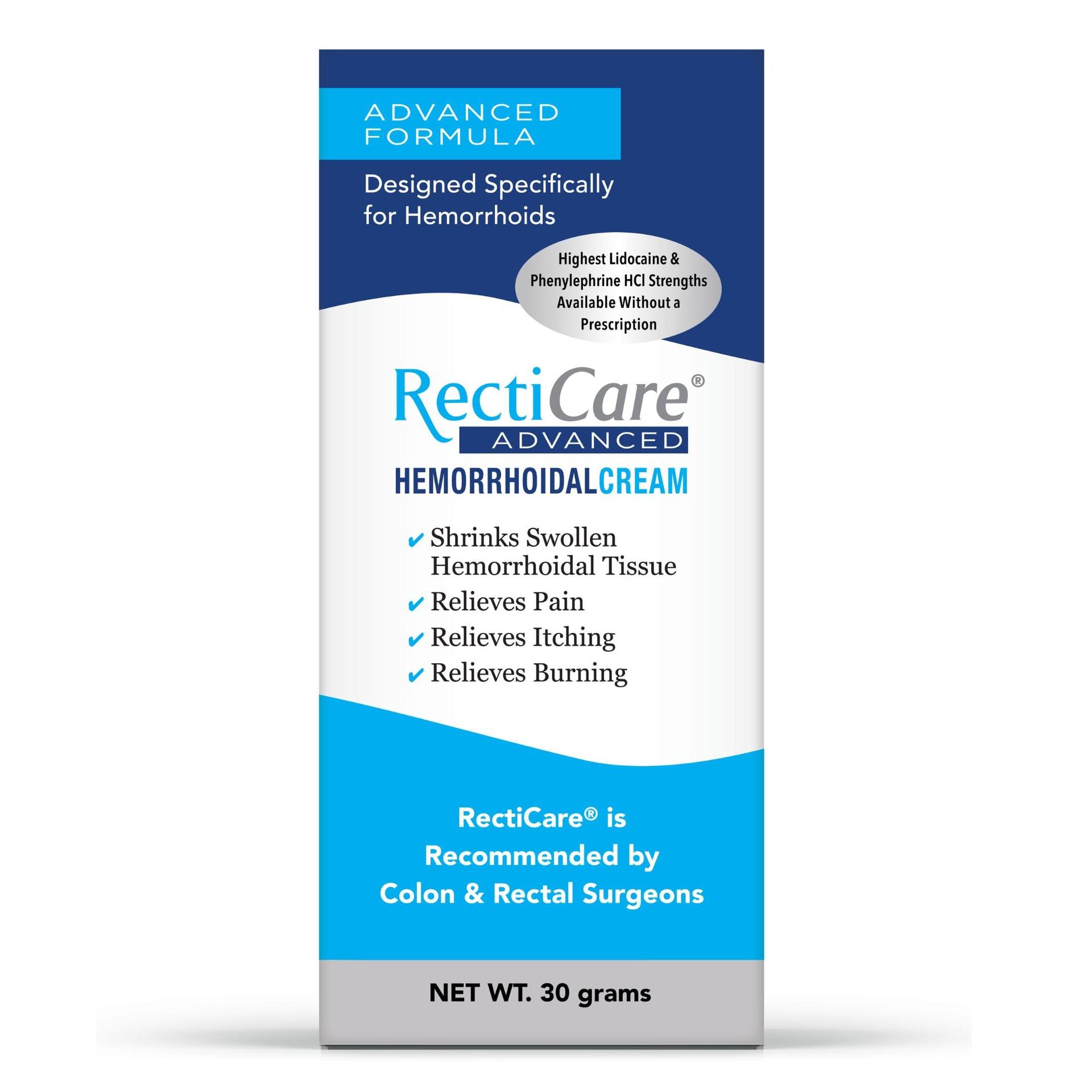 Recticare Advanced Hemorrhoidal Cream, 30 G image