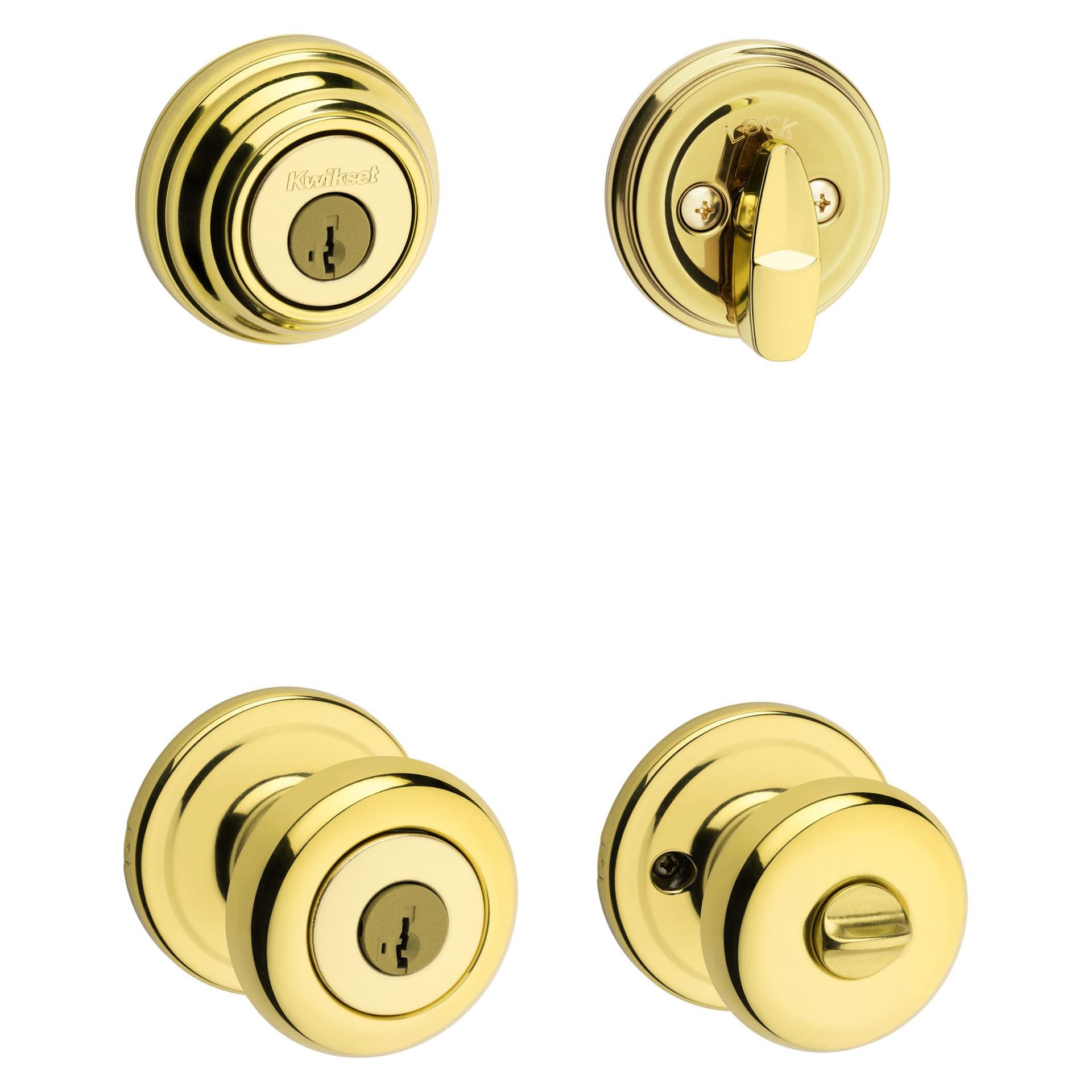 Kwikset Juno Keyed Front Door Knob And Deadbolt Set image