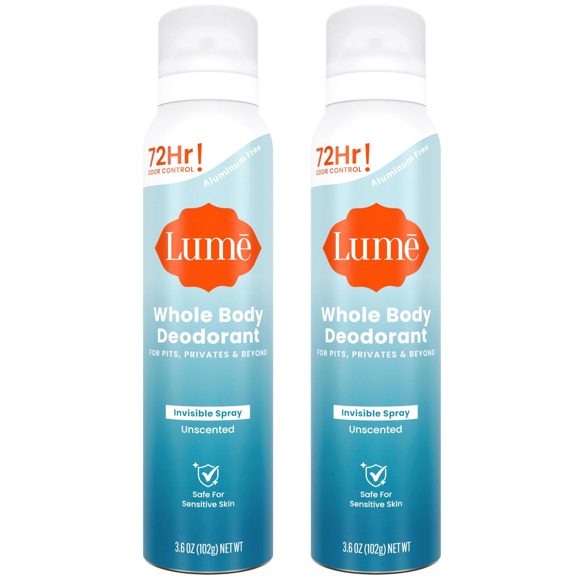 Lume Whole Body Deodorant Spray Aluminum Free, 3.6 oz image