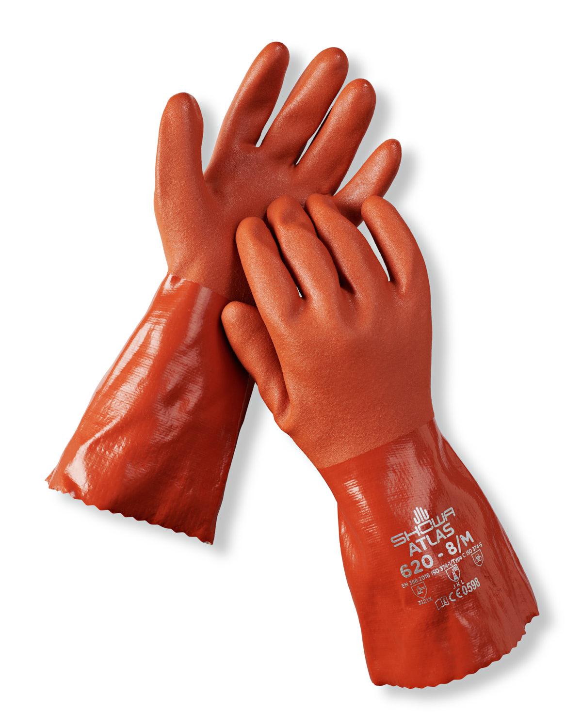 Double Dipped PVC Work Gloves Orange image