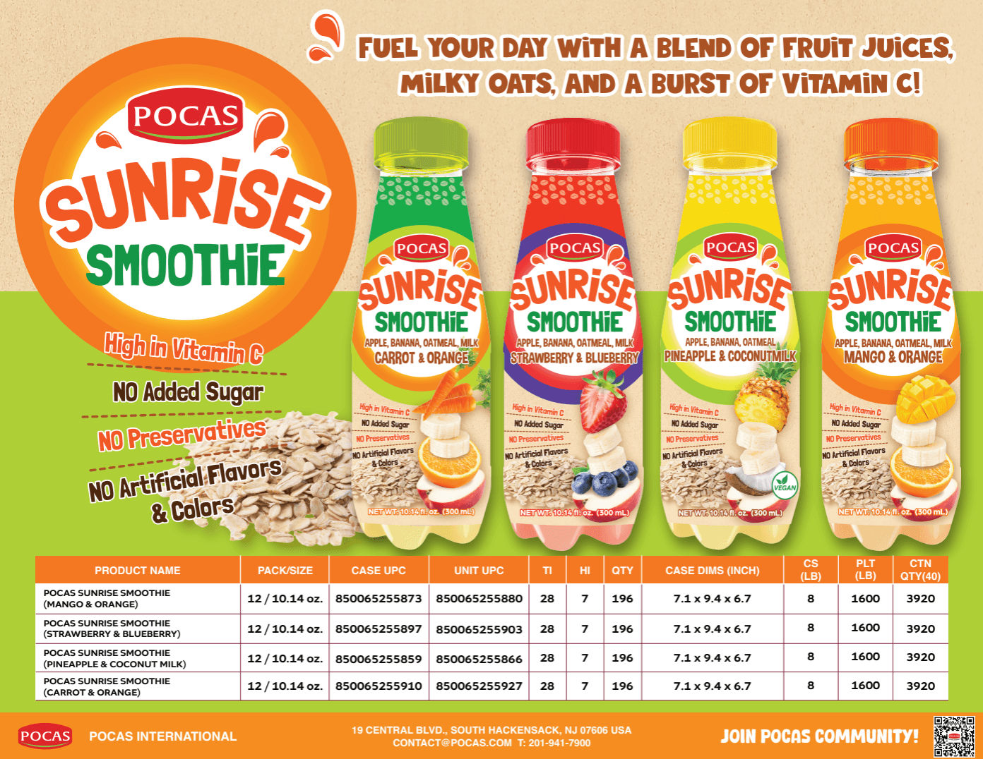 POCAS SUNRISE SMOOTHIE image