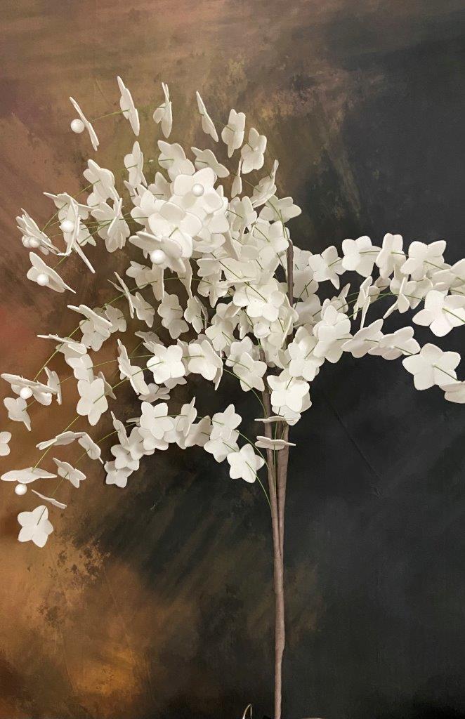 WHITE FOAM FLOWER 46X16" image