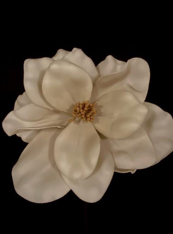 WHITE FOAM FLOWER 25" image