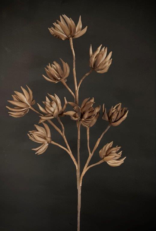 BEIGE FOAM FLOWER 37" image