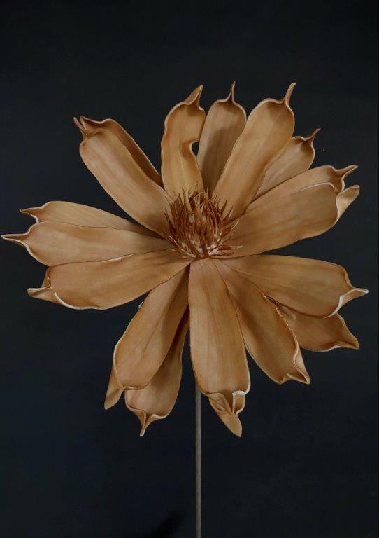 BROWN FOAM FLOWER 28" image