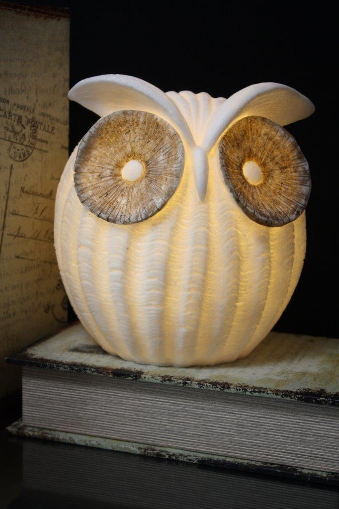 OWL LAMP, 8"H image