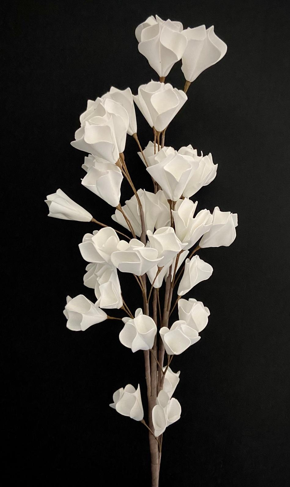 WHITE FOAM FLOWER 39x16" image