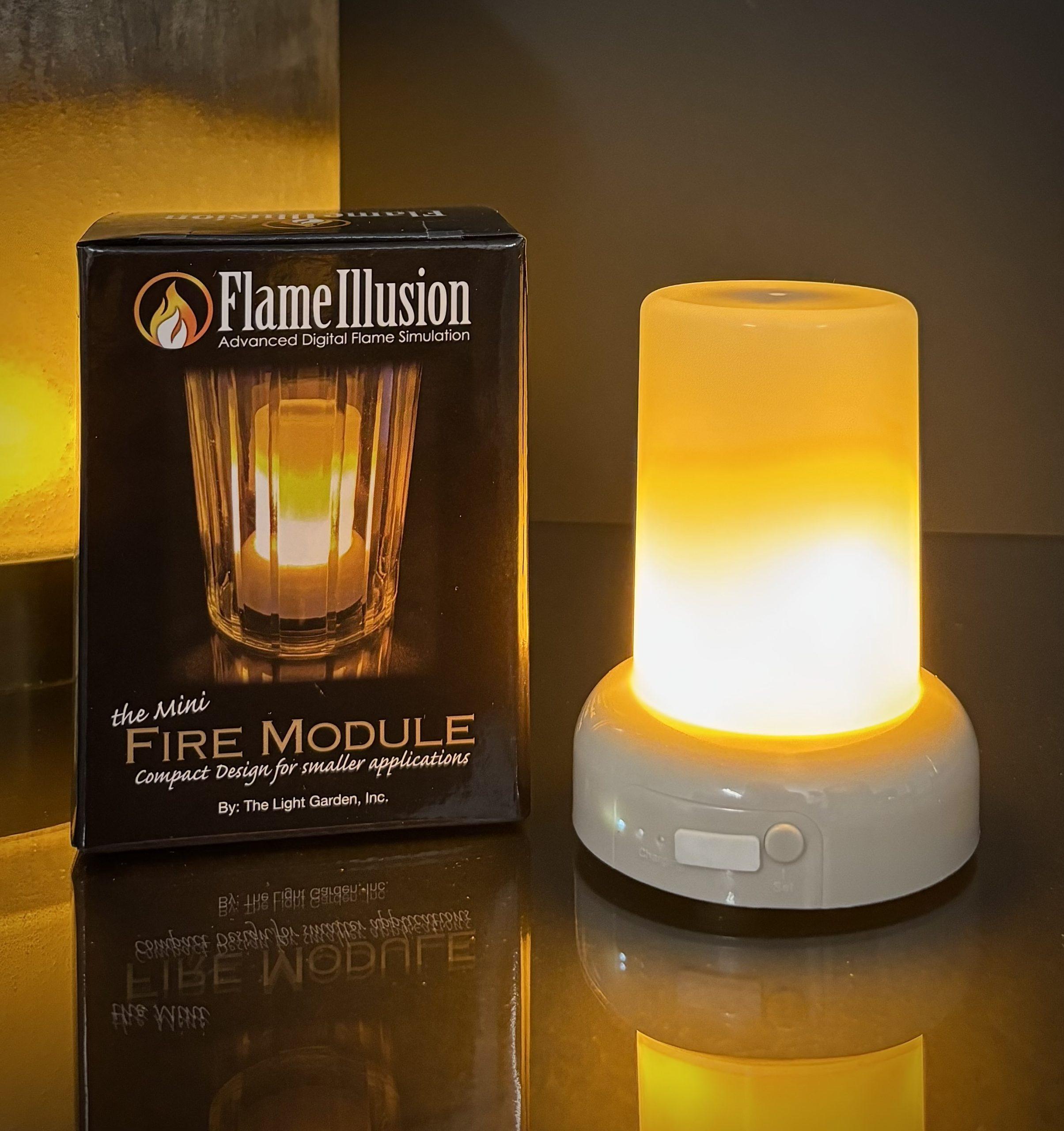 MINI FLAME ILLUSION 2.75"Wx3.5"H image