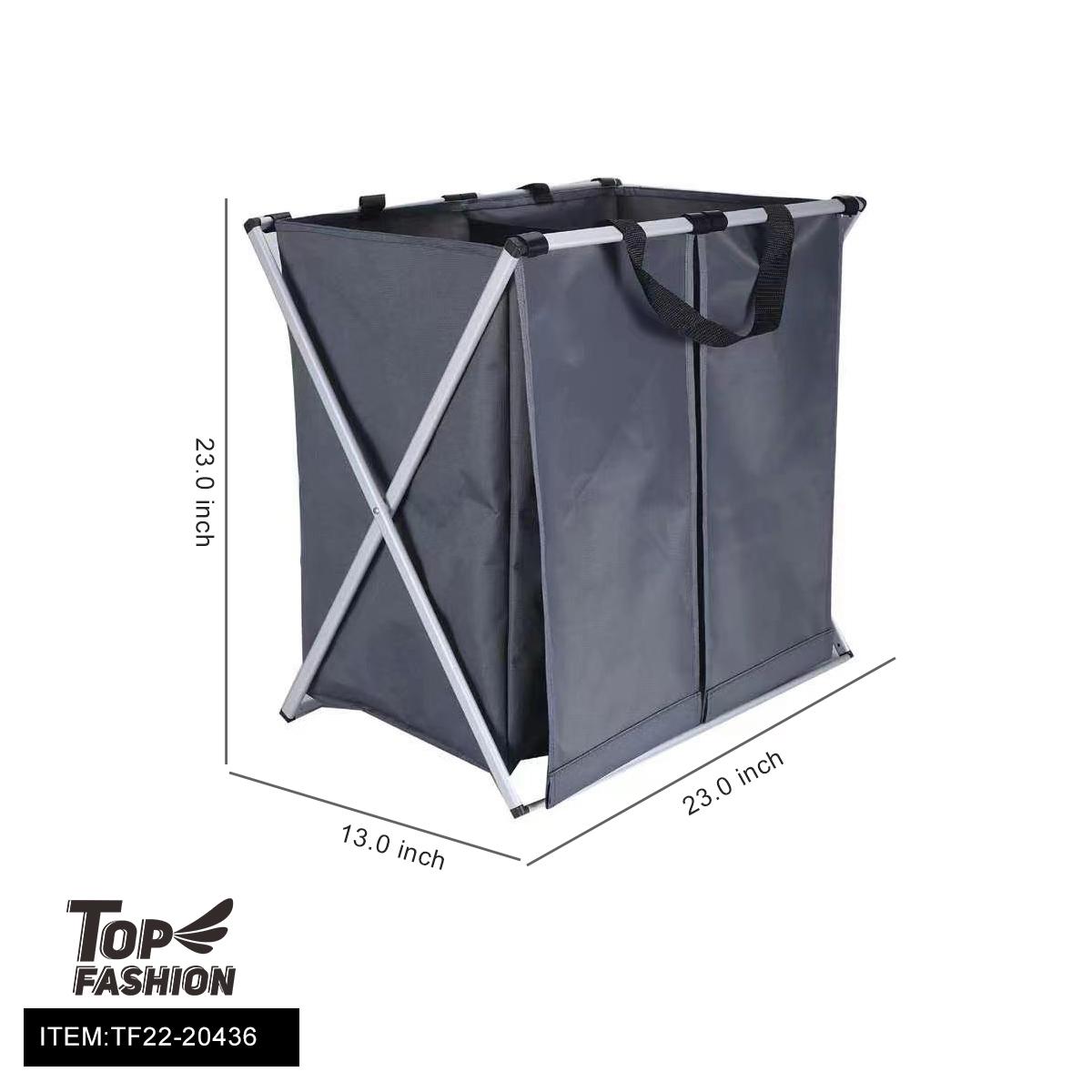 24*24*14 FOLDABLE COMPARTMENT WATERPROOF STORAGE BASKET 12PC image