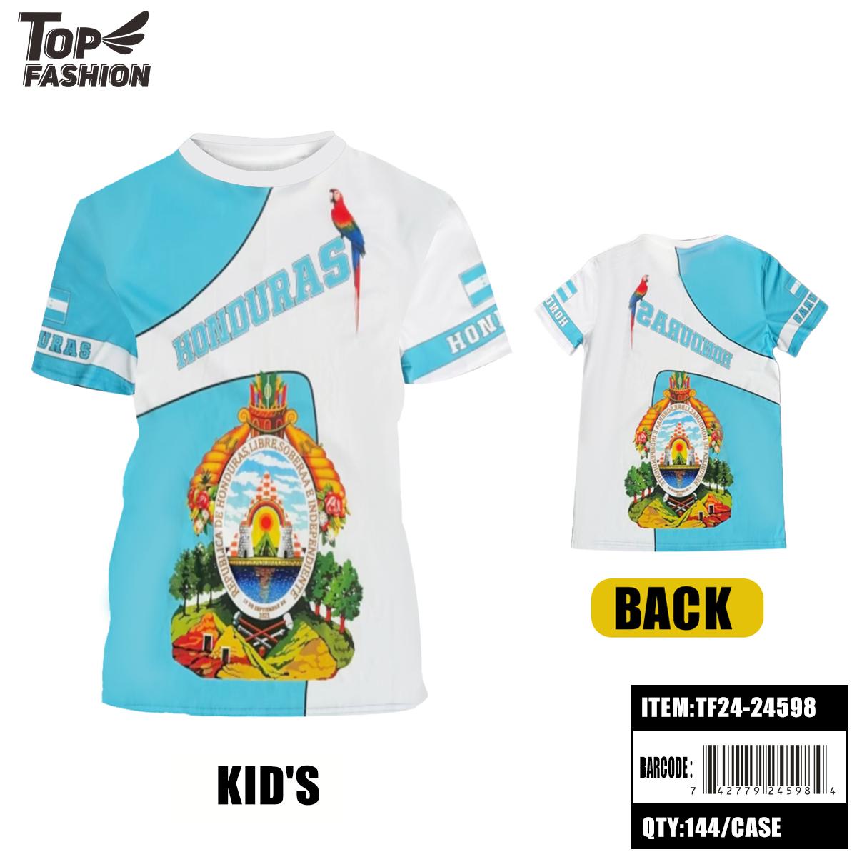 HONDURAS KIDS ROUND NECK SPORTS T-SHIRT 144PC/CS (TF24-24598) image
