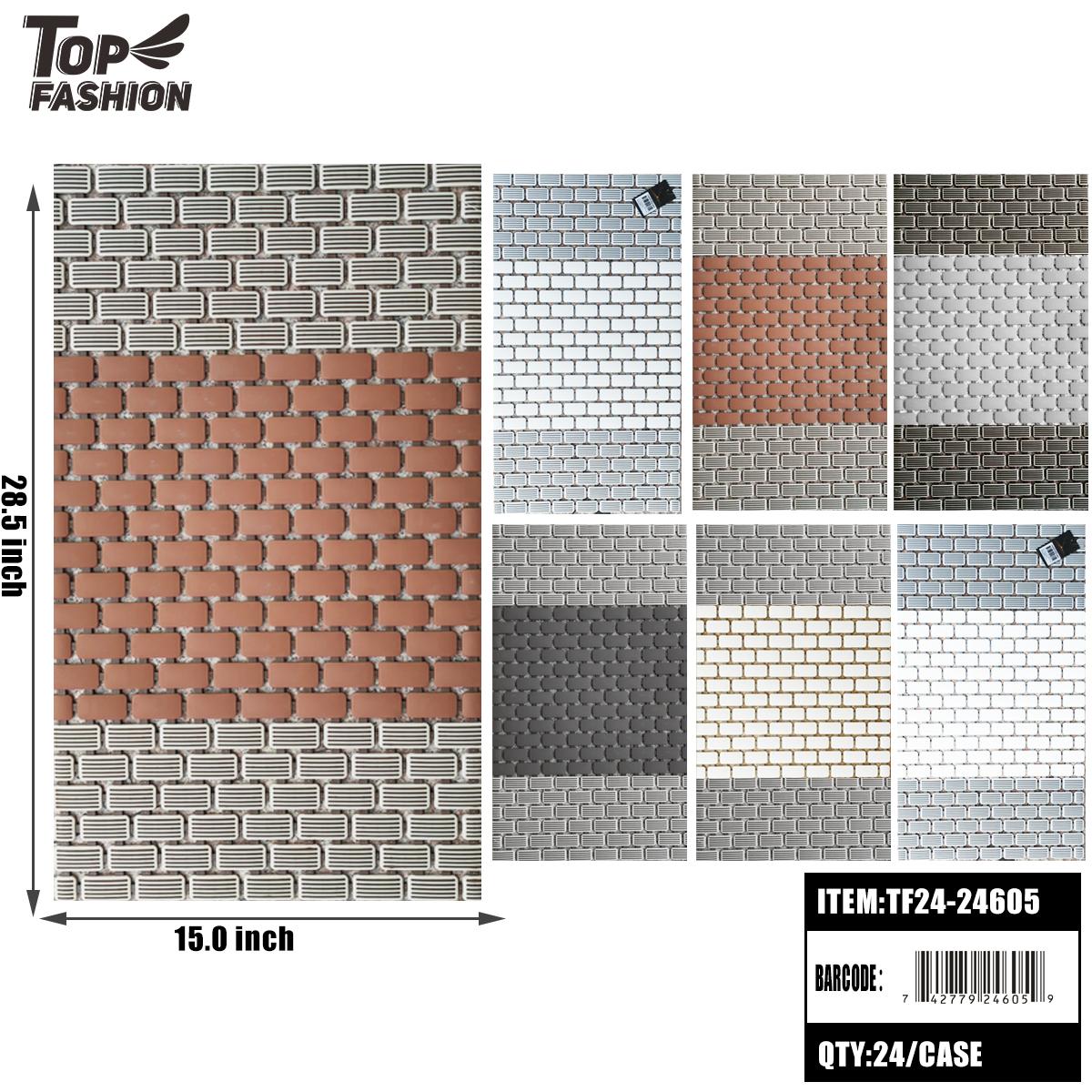 MIXED 6 COLORS BATHTUB ANTI-SLIP MAT 24PC/CS (TF24-24605) image
