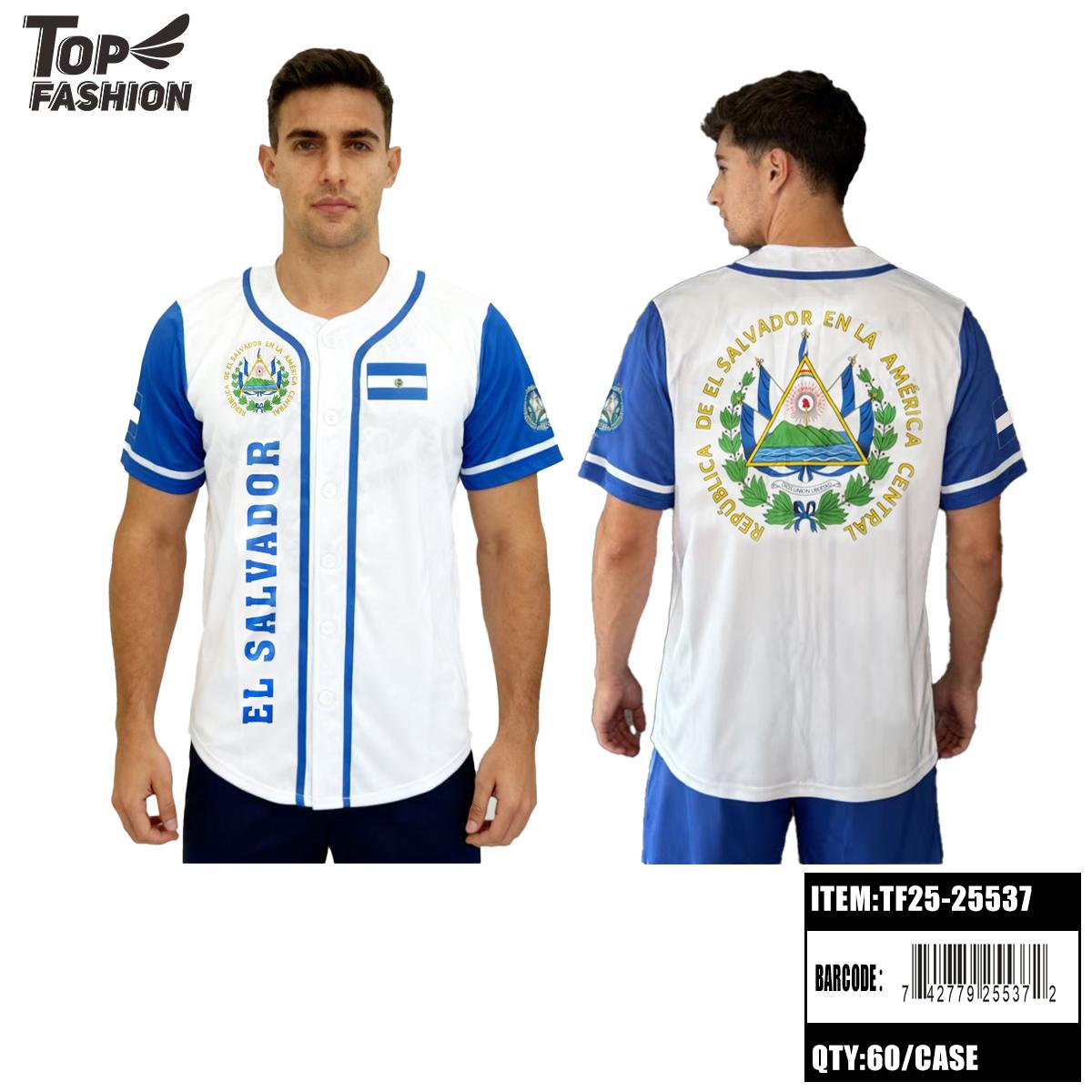 EL SALVADOR BASEBALL JERSEY 60PC/CS image